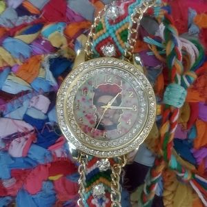Brand new Frida Kahlo watch. Artisan band